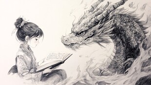 奇幻冒险漫画龙脊山脉的守夜人推荐封面
